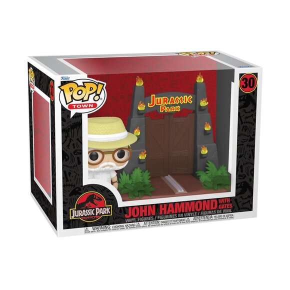 Funko Pop! Town: Jurassic Park - John Hammond with Gates #30 - Picture 3 of 5